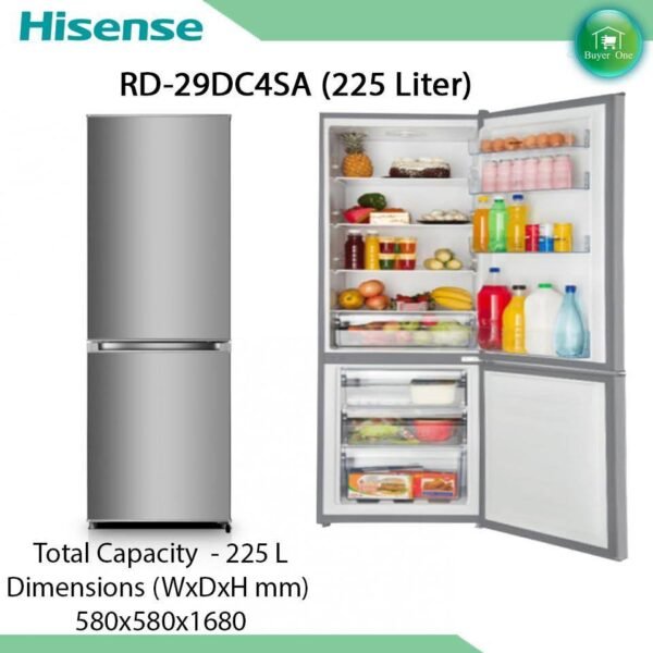 réfrigérateur combiné hisense 225L