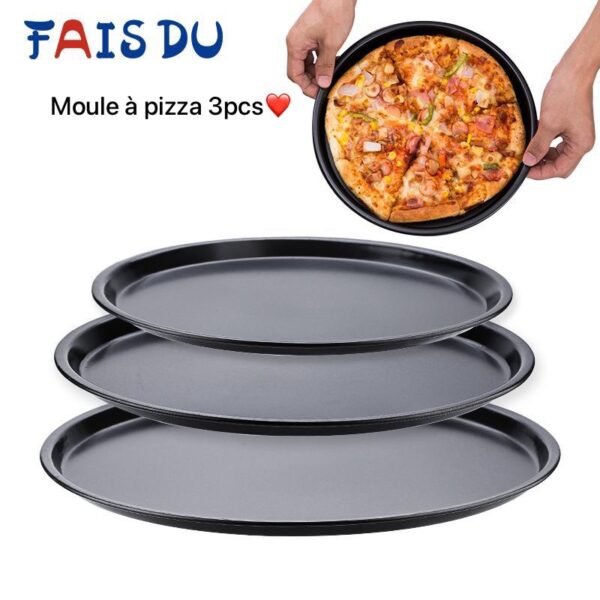 Moule à pizza 3pcs